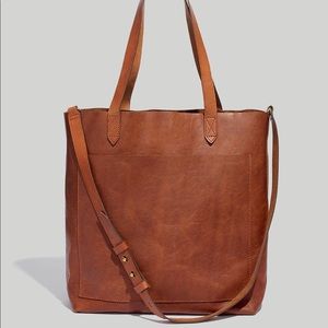 Madewell The Medium Transport Tote in English Saddle